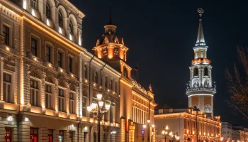 Краснодар отметил День города архитектурной подсветкой и историческим маршрутом