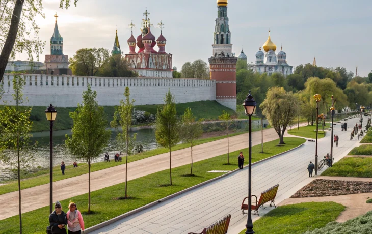 В Москве завершили ремонт Новодевичьей набережной и продолжают благоустройство Лужнецкой В Москве завершили ремонт Новодевичьей набережной и продолжают благоустройство Лужнецкой