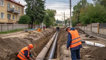 Завершён капитальный ремонт теплосети в станице Батуринской по нацпроекту