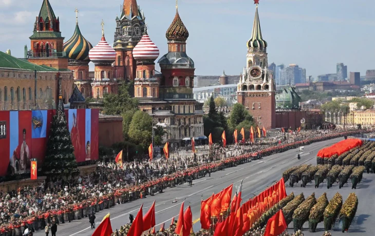 Более 11 тысяч военнослужащих прошли по Красной площади в юбилейном Параде Победы в Москве Более 11 тысяч военнослужащих прошли по Красной площади в юбилейном Параде Победы в Москве