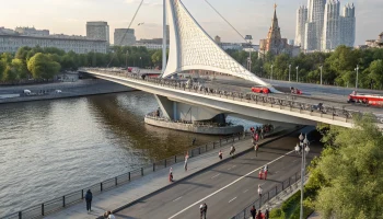 В Филевском Парке появится мост-парус длиной 250 метров