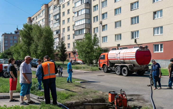 Воду в ЖК «Крымский квартал» вернут после почти двух суток отключения Воду в ЖК «Крымский квартал» вернут после почти двух суток отключения