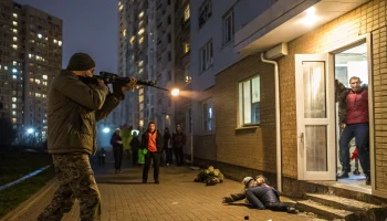 В Екатеринбурге мужчина устроил стрельбу во дворе после застолья и скрылся