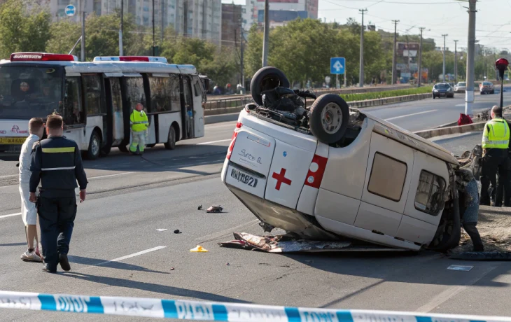 ДТП в Уфе: столкновение медицинского УАЗа и автобуса унесло жизни двух сотрудников ДТП в Уфе: столкновение медицинского УАЗа и автобуса унесло жизни двух сотрудников