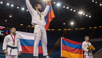 Россиянин Ахмедов стал чемпионом Европы по карате в весе до 60 кг