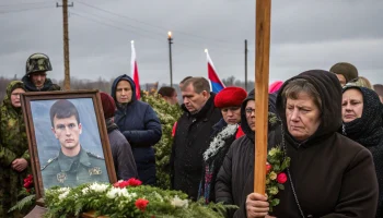 В Москаленках простились с бойцом СВО, погибшим в ДНР 28 марта 2025 года