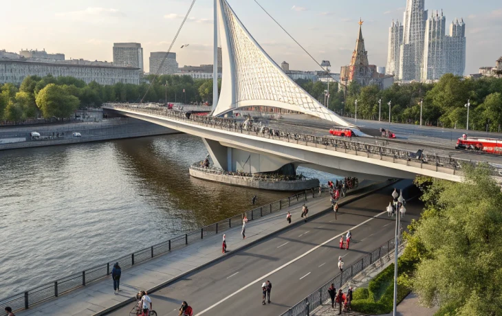 В Филевском Парке появится мост-парус длиной 250 метров В Филевском Парке появится мост-парус длиной 250 метров