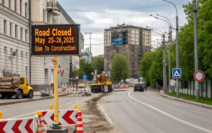 В Уфе перекроют улицу Аксакова 25 и 26 мая из-за строительных работ В Уфе перекроют улицу Аксакова 25 и 26 мая из-за строительных работ