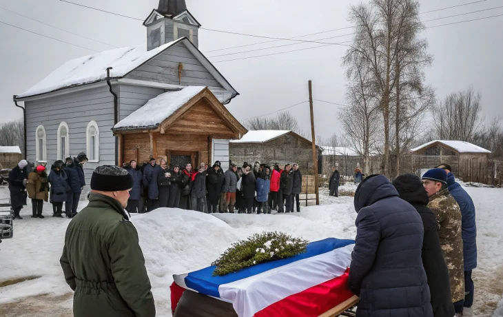 В Омской области прощаются с бойцом, погибшим в зоне СВО в январе 2025 года В Омской области прощаются с бойцом, погибшим в зоне СВО в январе 2025 года