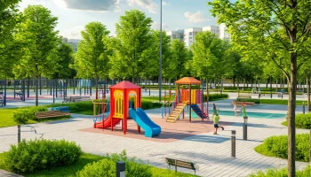 Масштабное преображение сквера Чепеги: как в Юбилейном микрорайоне Краснодара создают единое простра