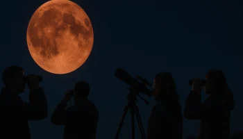 Жители Дона наблюдали «кровавую Луну» во время полного затмения